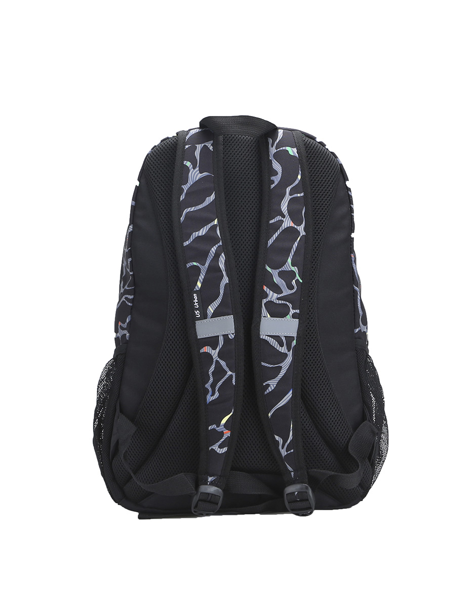 SET MOCHILA ESCOLAR CON LONCHERA Y LAPICERA US URBAN NEGRA
