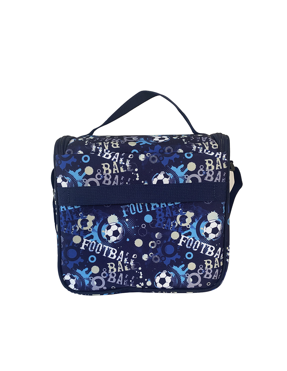 SET MOCHILA ESCOLAR CON LONCHERA Y LAPICERA US URBAN AZUL