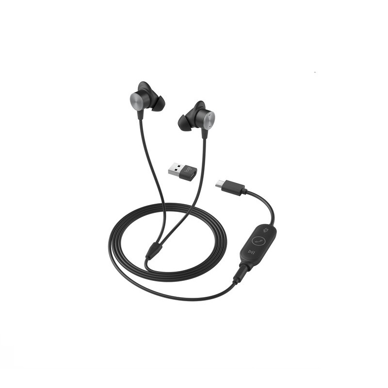Auriculares Logitech Zone Wired Earbuds  Alámbrico 