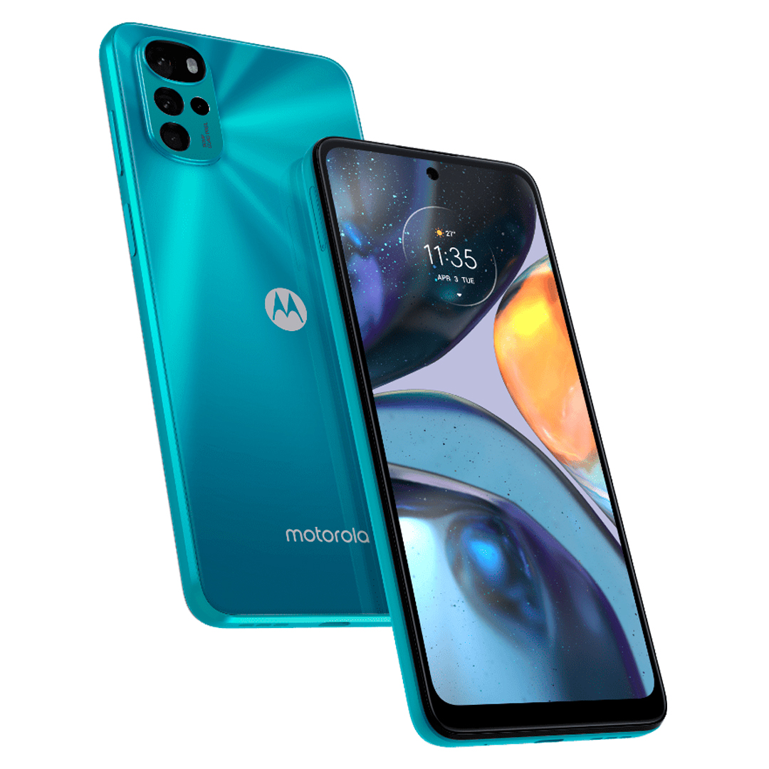 Celular Motorola Moto G22 Dual Sim 64 GB Iceberg Blue 4 GB Ram