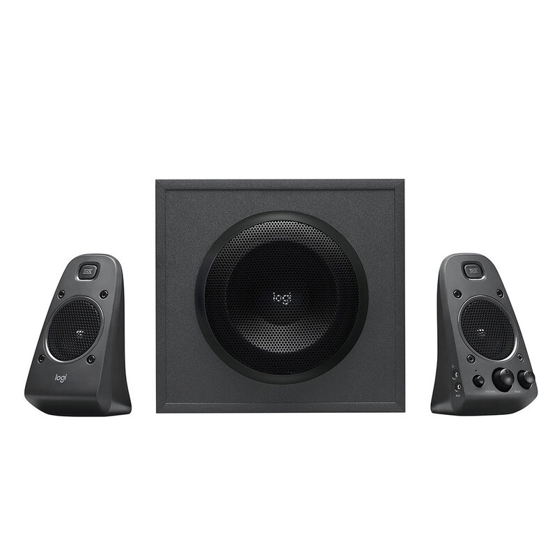 Bocinas Logitech Z625 estéreo 2.1, Certificación THX, 200 Watts (RMS) 