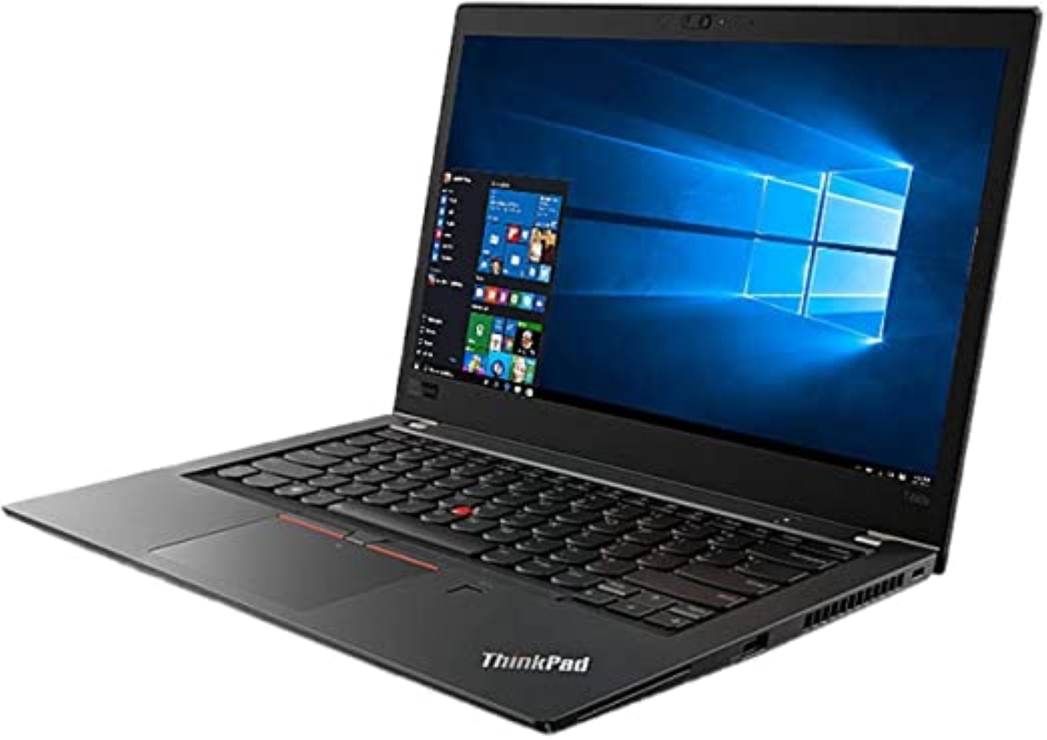 Laptop Lenovo THINKPAD T480S Core i7-8650U 8 GB 256 GB SSD NVIDIA GeForce MX150 Reacondicionado grado A