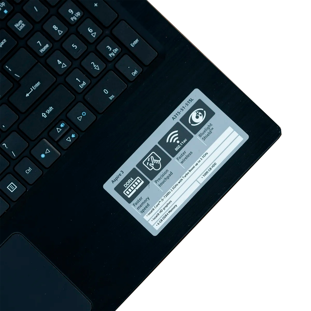 Laptop Acer Aspire 3 A315-51-51sl Portatil Intel Dual Core I5 Pantalla 15.6 "   6 GB  Computadora Portatil  Usada