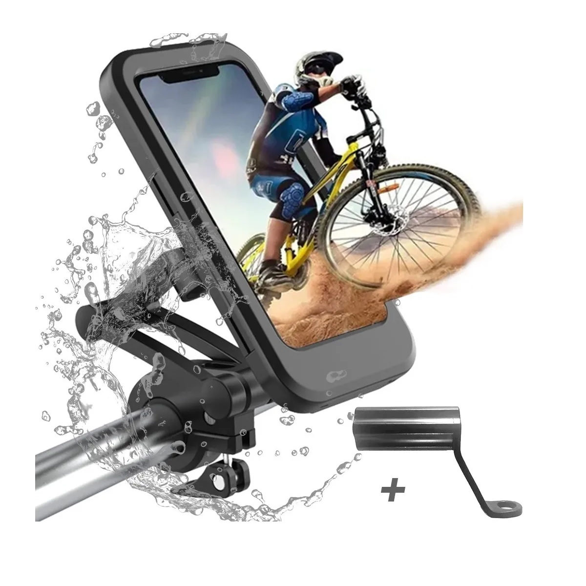 Base Para Porta Soporte Celular Moto Bicicleta Impermeable