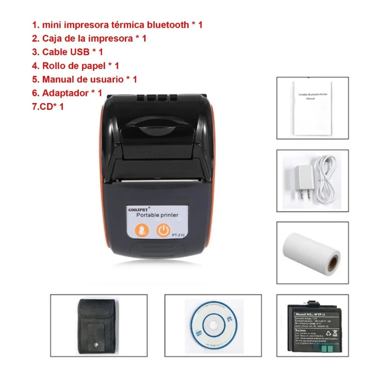 Impresora Bluetooth Térmica 58Mm - ShopMundo