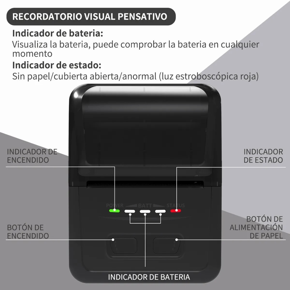 Impresora Térmica Tickets 58mm Bluetooth Android Ios Cel Usb Negro
