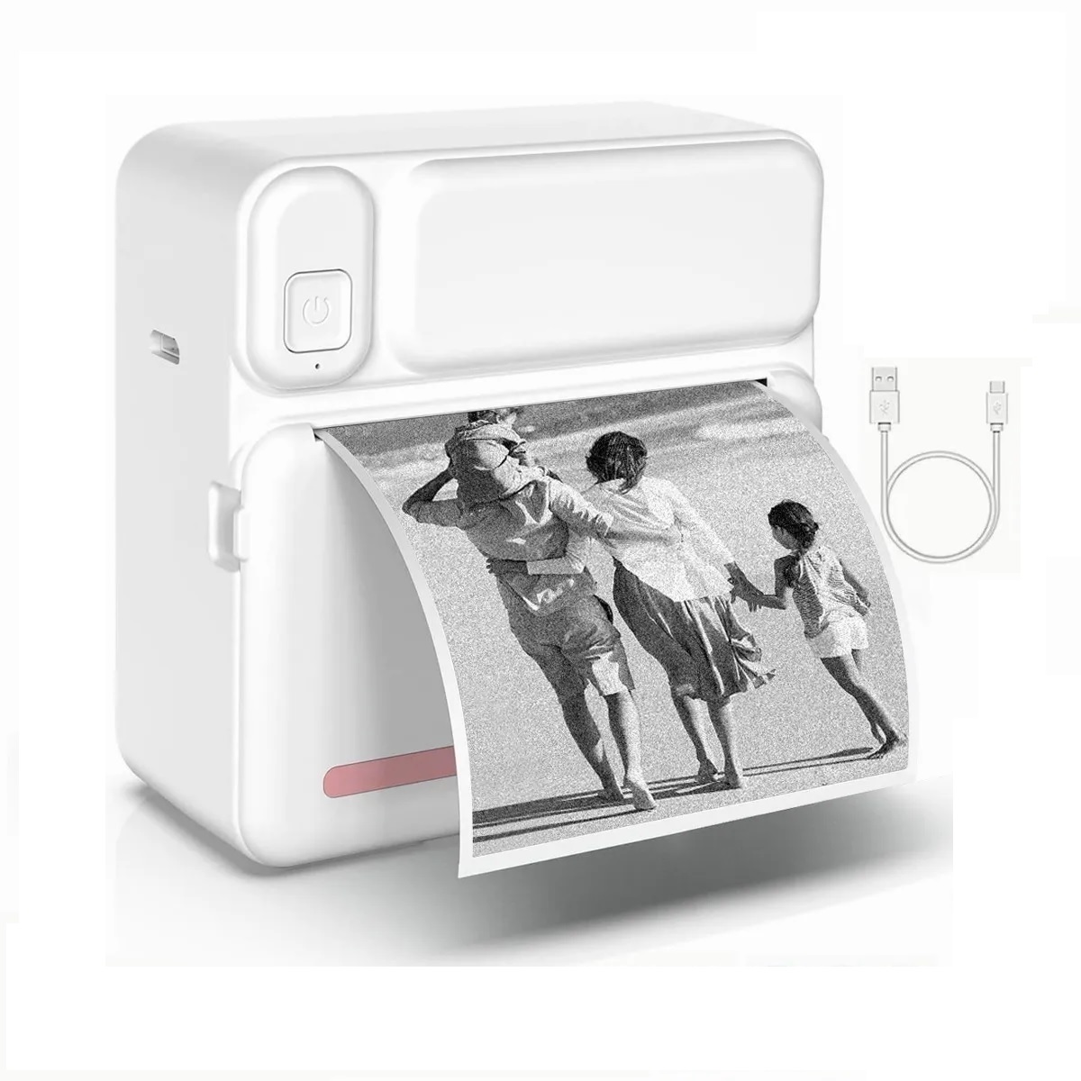 Mini Impresora Térmica Portátil Bluetooth Usb Ios Android