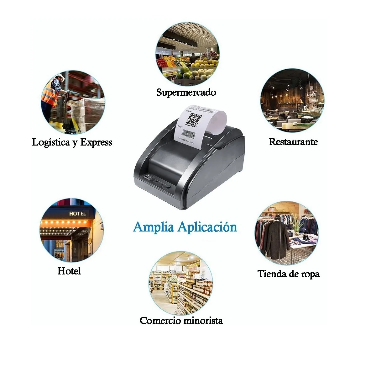 Impresora Termica Pos Usb 58mm Bluetooth Impresoras Recibos