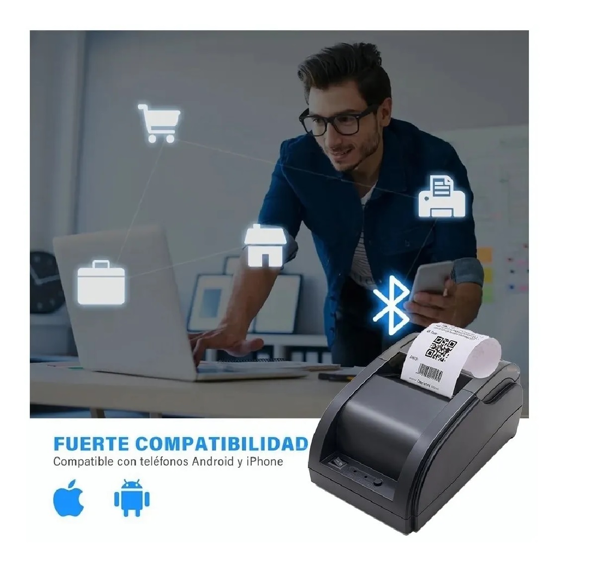 Impresora Termica Pos Usb 58mm Bluetooth Impresoras Recibos