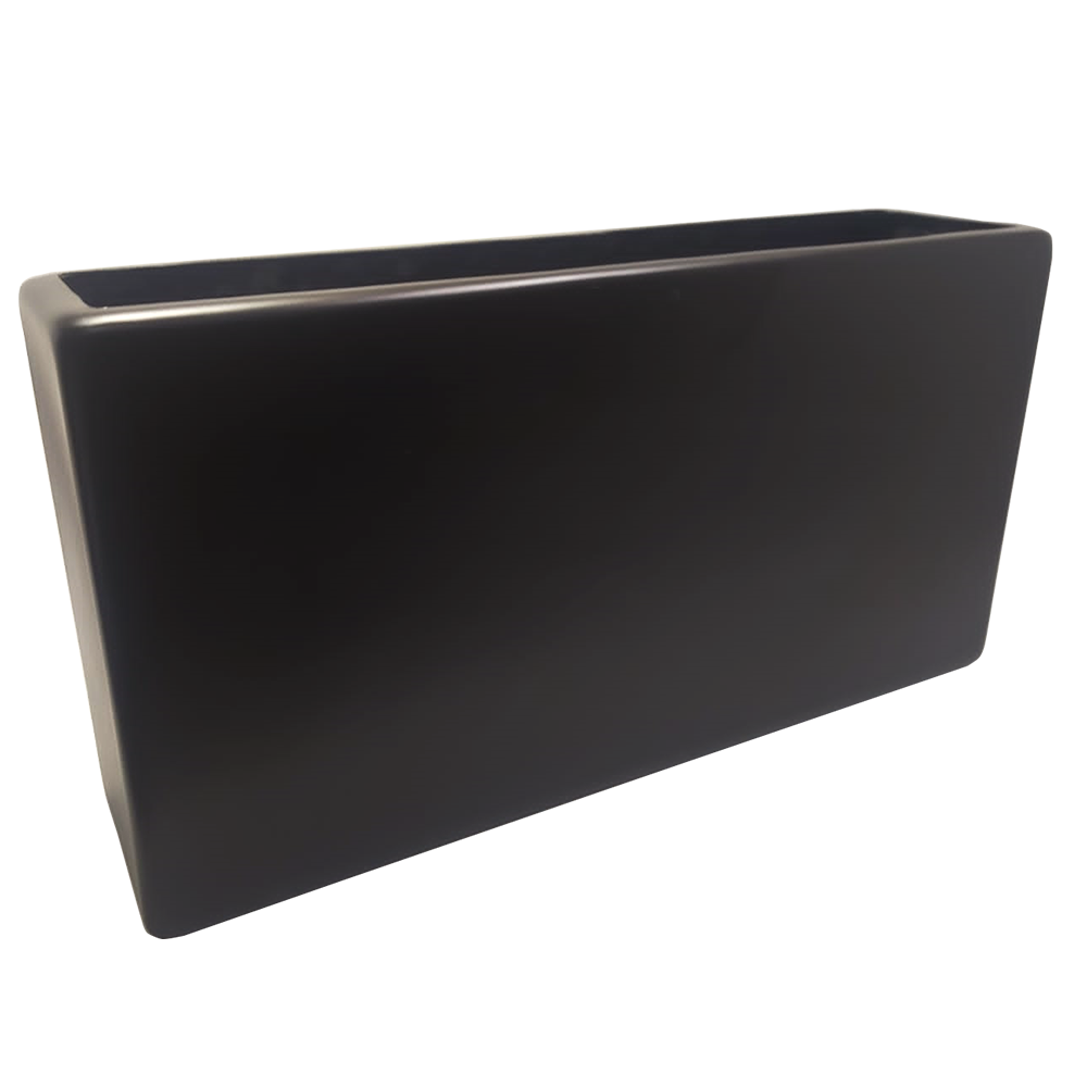 Maceta Jardinera de Fibra de Vidrio de 80 X 20 X 40 Chocolate* 