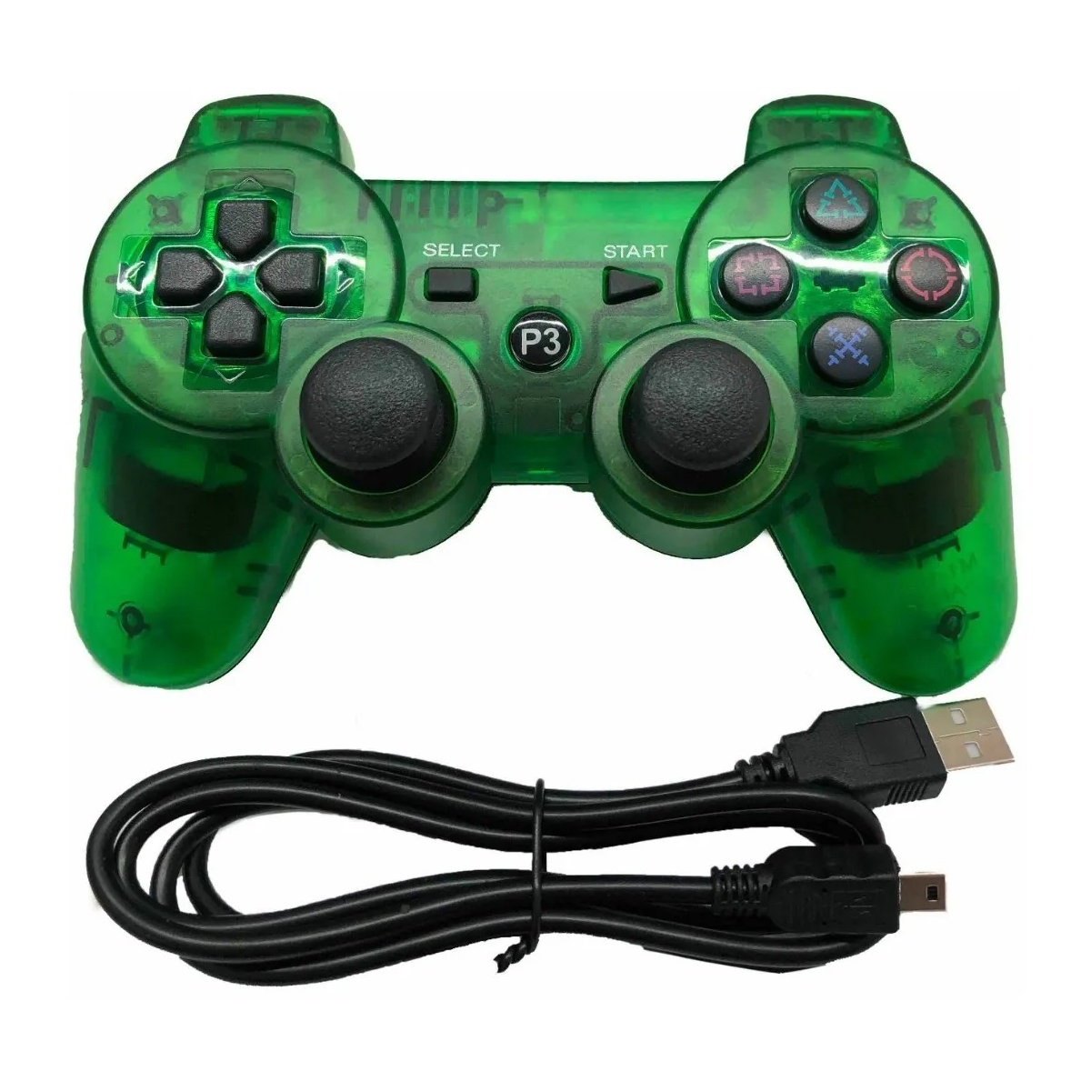 Control Inalámbrico Compatible Con Ps3 + Cable De Carga