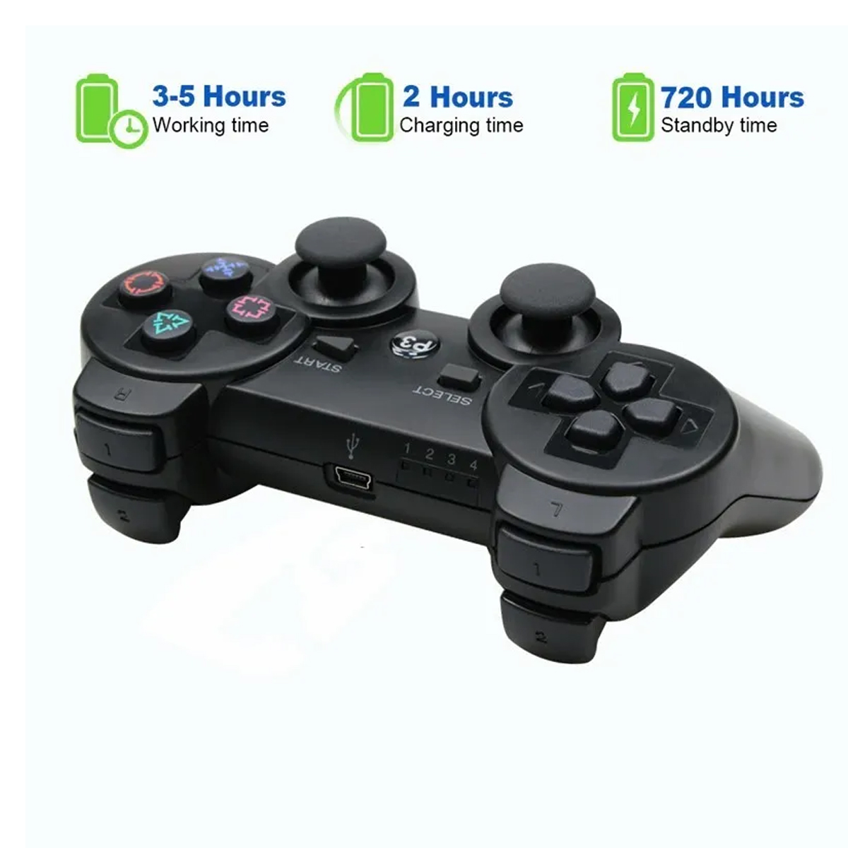 Control Inalámbrico Compatible Con Ps3 + Cable De Carga