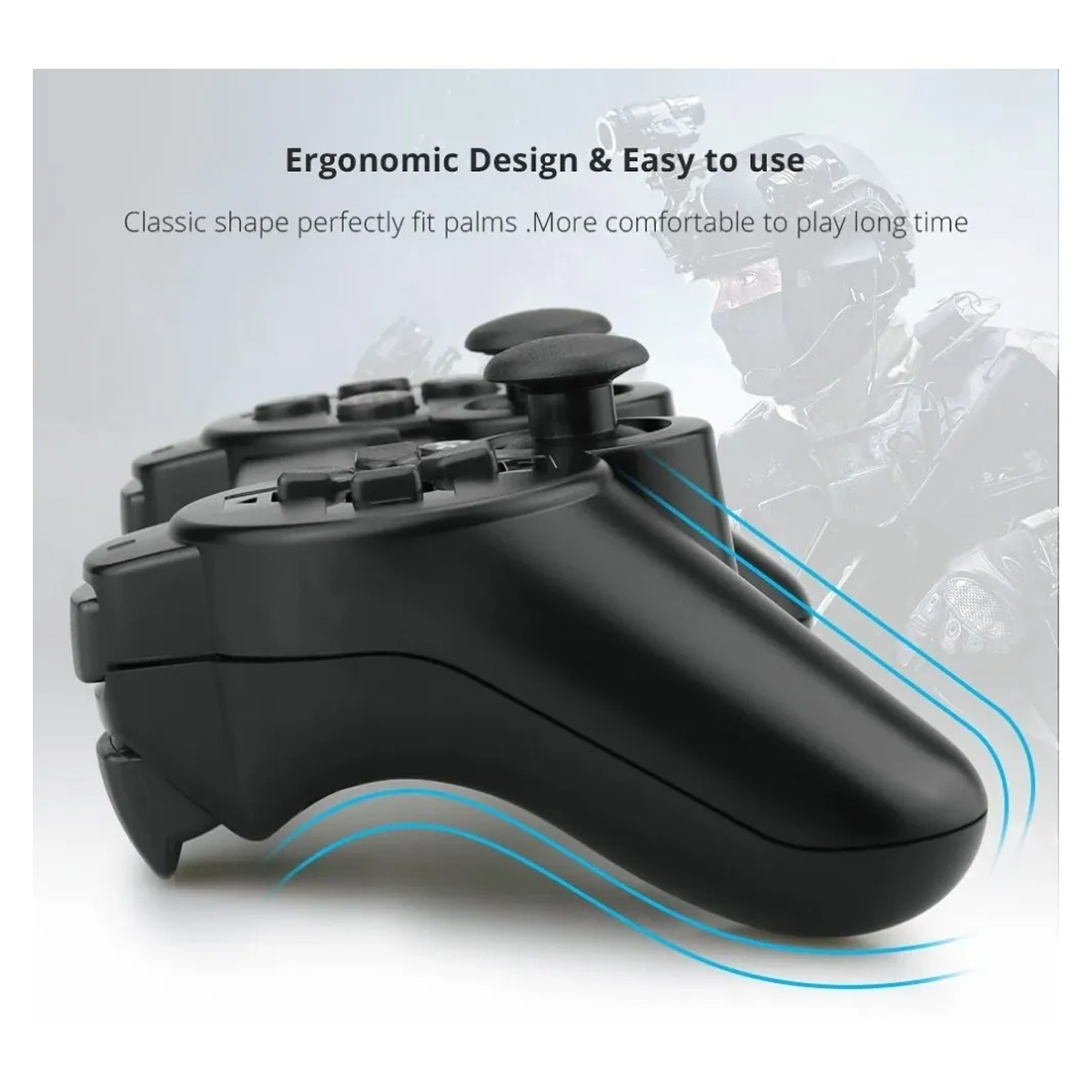 Control Inalámbrico Compatible Con Ps3 + Cable De Carga