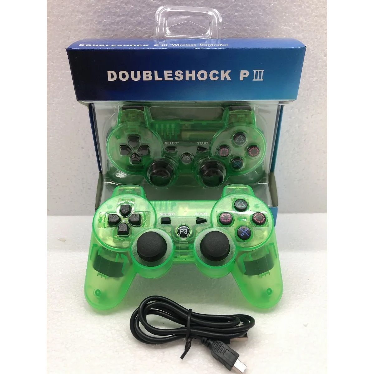 Control Inalámbrico Compatible Con Ps3 + Cable De Carga