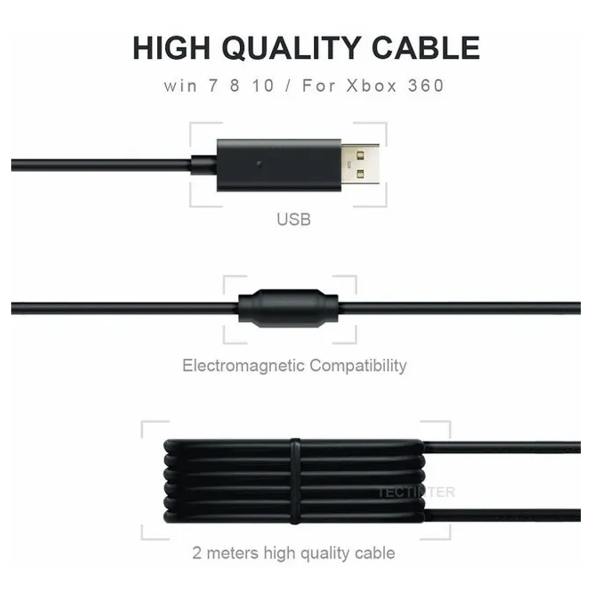 Control Alambrico Para Xbox 360 Y Pc Windows Gamepad