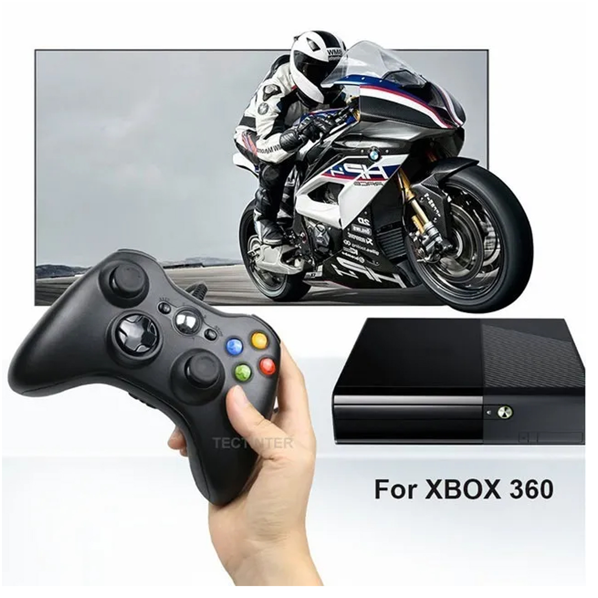 Control Alambrico Para Xbox 360 Y Pc Windows Gamepad