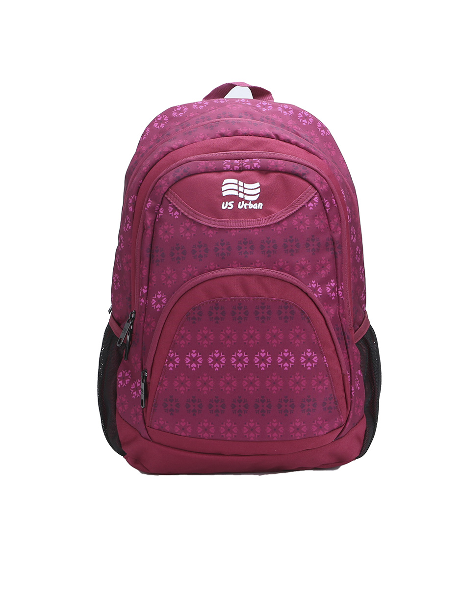 SET MOCHILA ESCOLAR CON LONCHERA Y LAPICERA US URBAN LILA