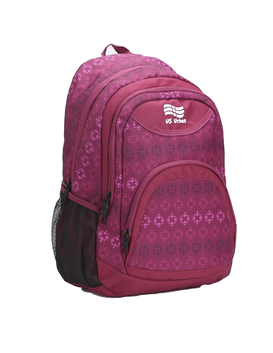SET MOCHILA ESCOLAR CON LONCHERA Y LAPICERA US URBAN LILA