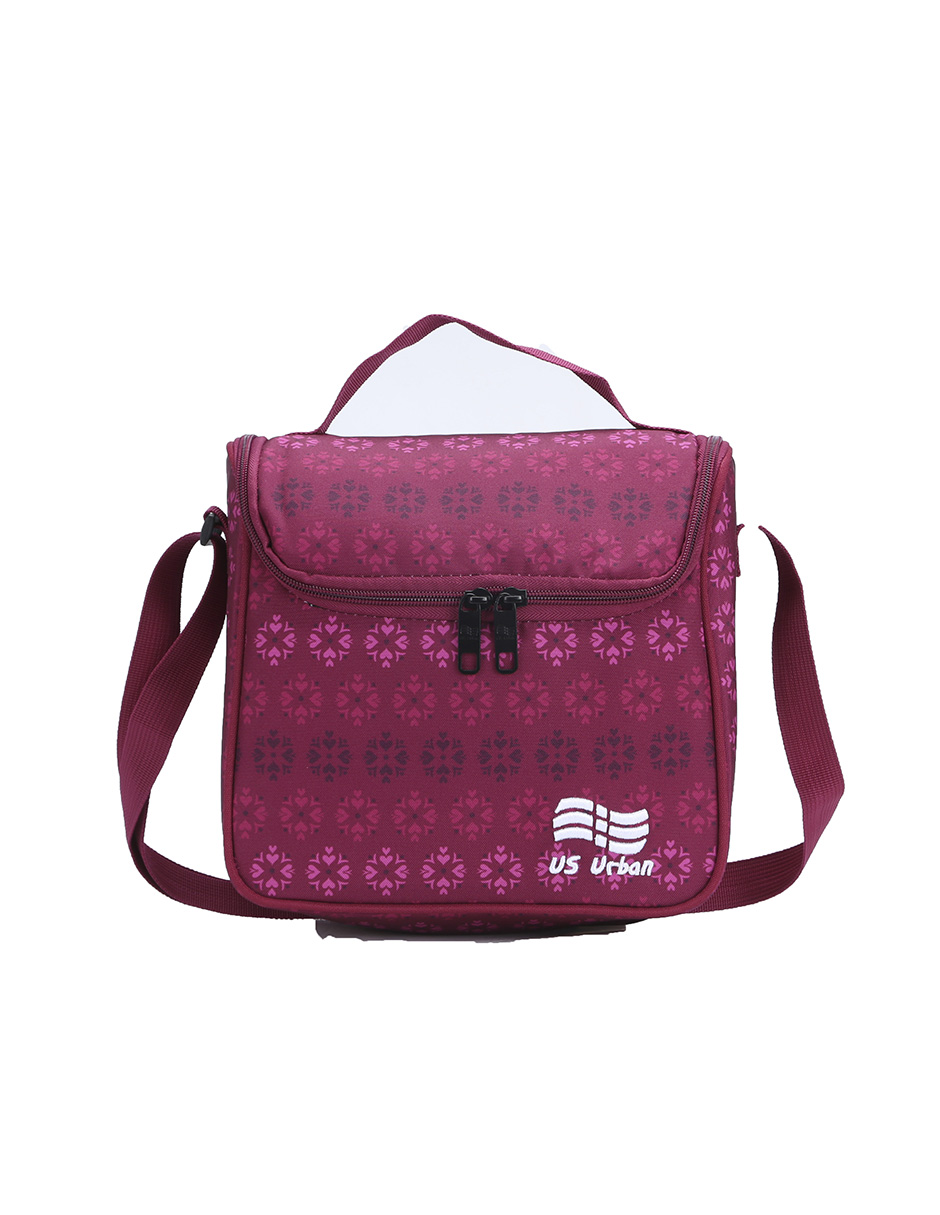 SET MOCHILA ESCOLAR CON LONCHERA Y LAPICERA US URBAN LILA