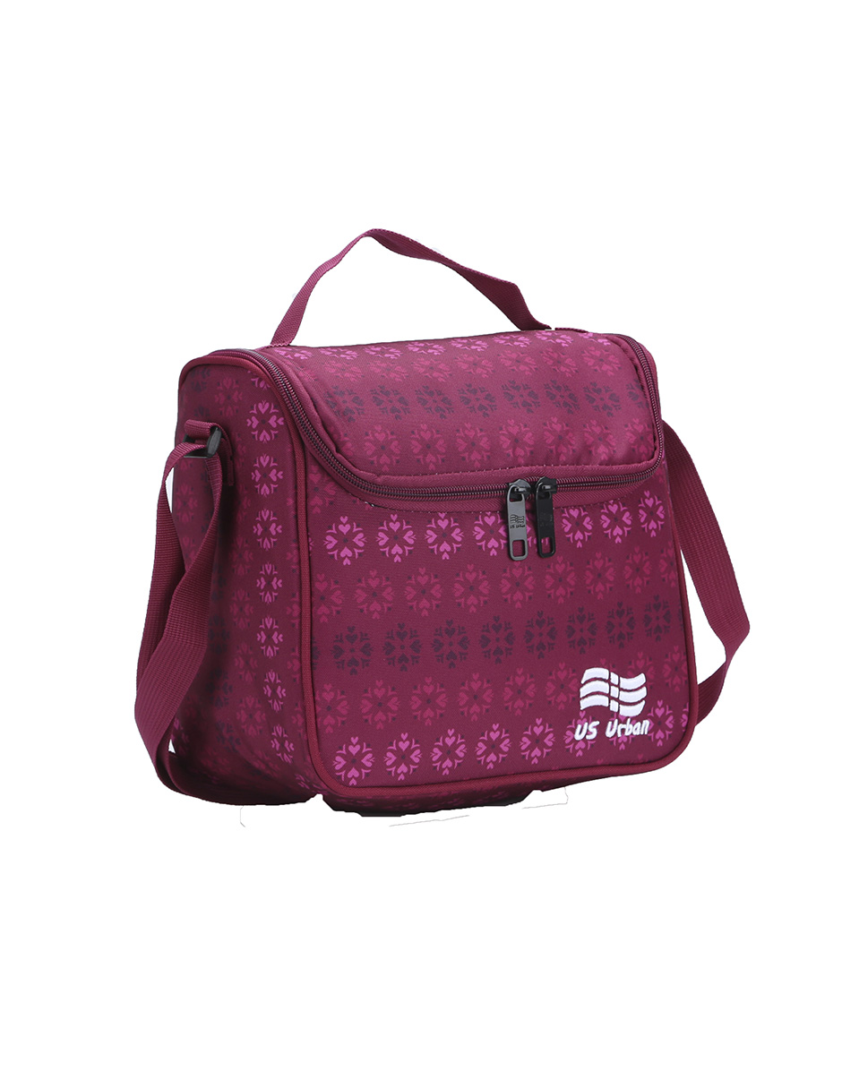 SET MOCHILA ESCOLAR CON LONCHERA Y LAPICERA US URBAN LILA