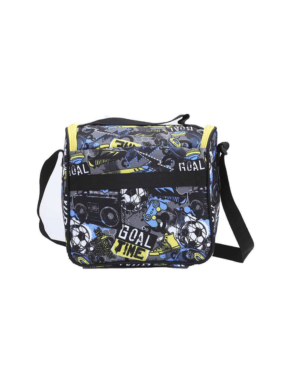 SET MOCHILA ESCOLAR CON LONCHERA Y LAPICERA US URBAN BALON AMARILLO