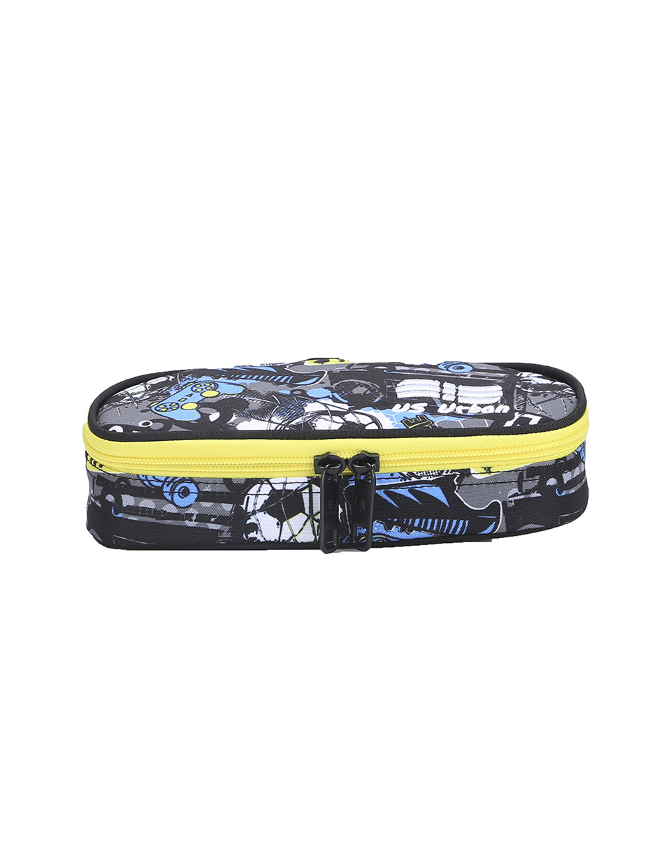 SET MOCHILA ESCOLAR CON LONCHERA Y LAPICERA US URBAN BALON AMARILLO