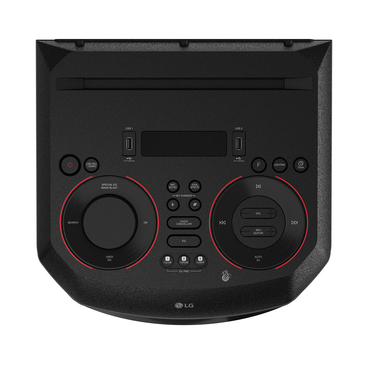 Torre de Sonido con Woofer Super Bass Boost LG XBOOM RN7