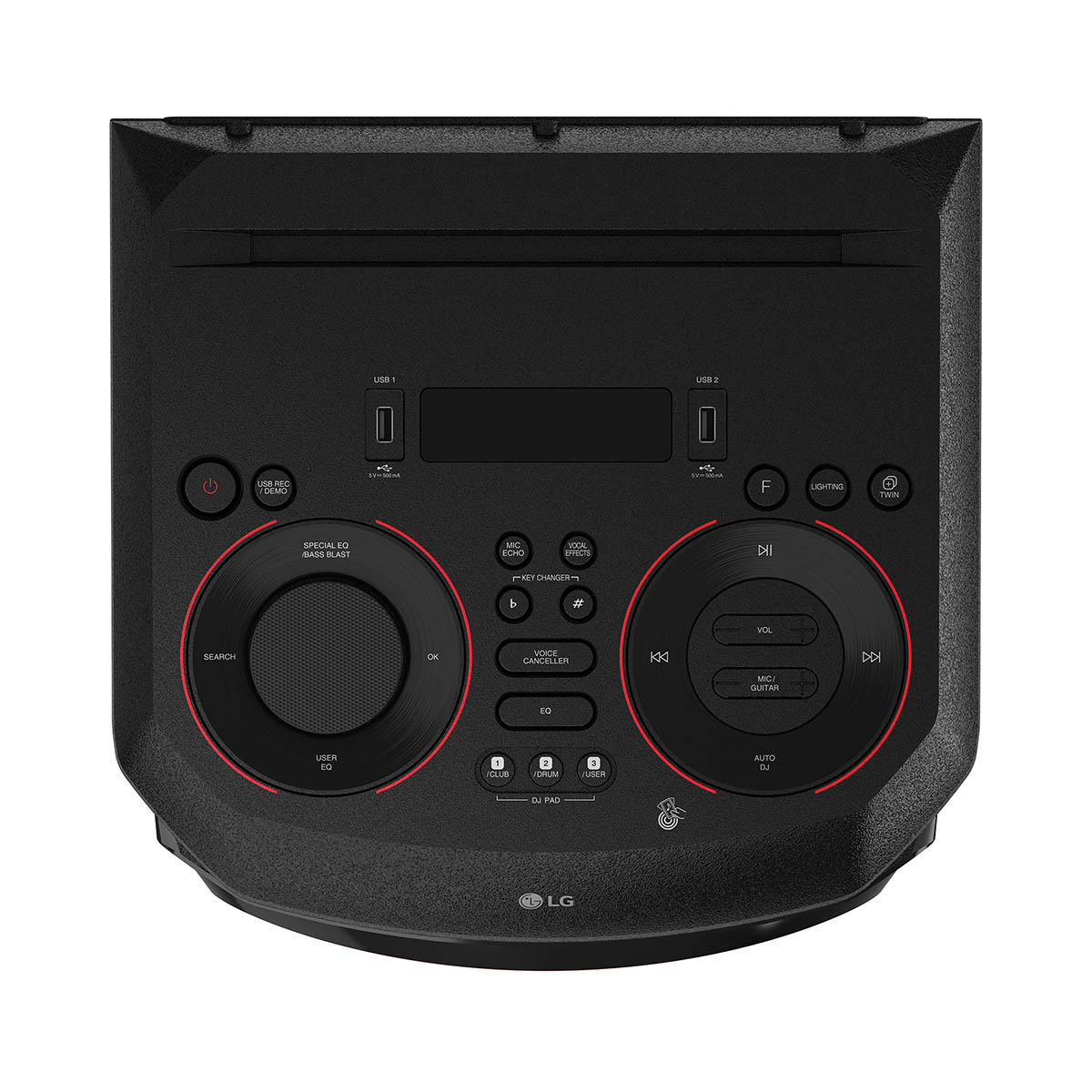 Torre de Sonido doble Woofer Super Bass Boost LG XBOOM RN9