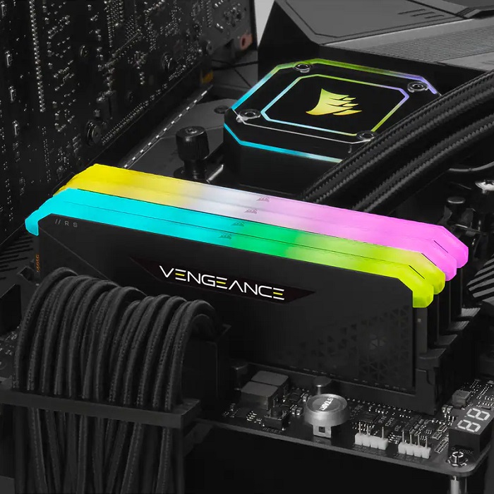 Memoria Ram DDR4 Corsair Vengeance RGB RS 3200MHz 8GB PC4-25600 Negra CMG8GX4M1E3200C16