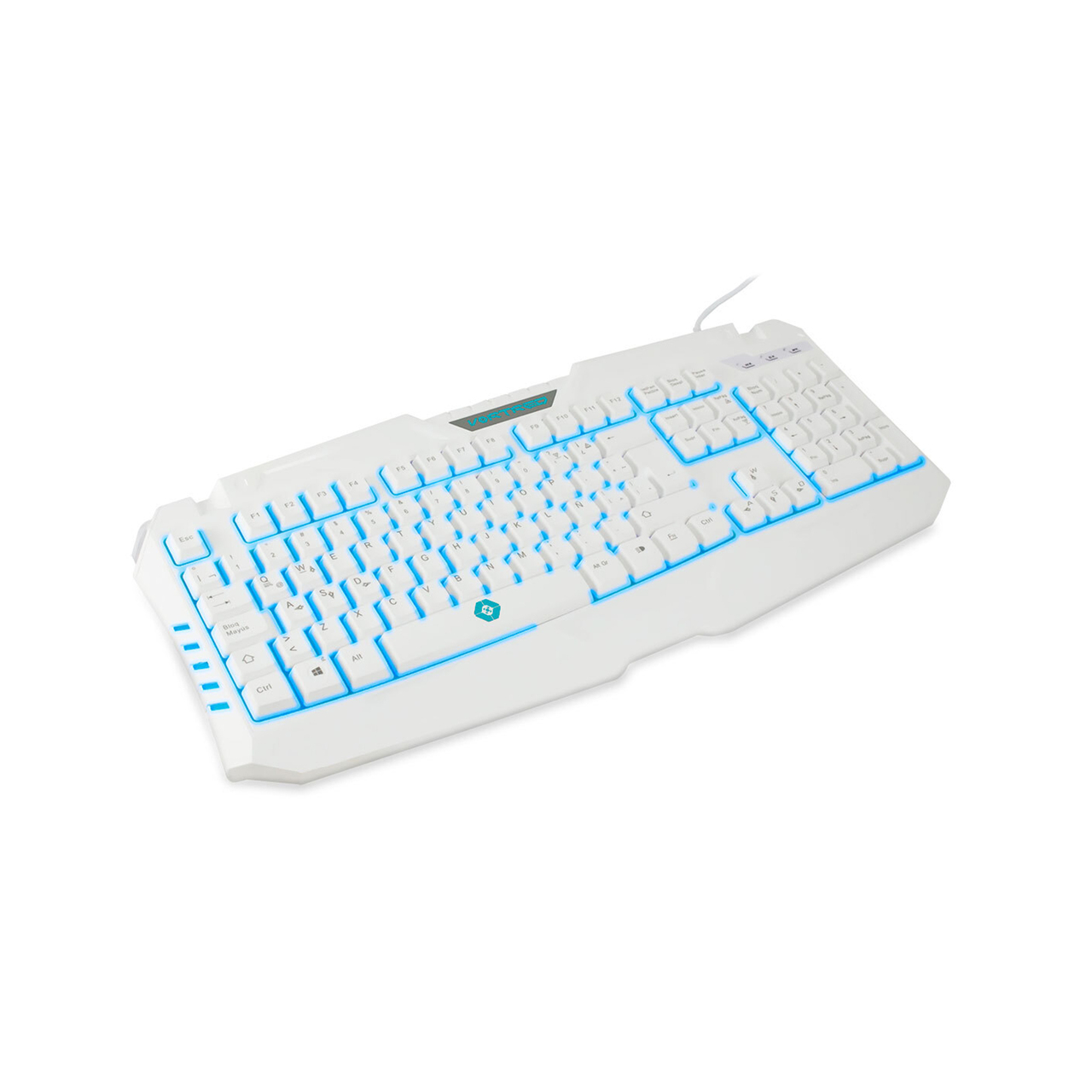Kit Gaming 4 en 1 Color Blanco - Teclado - Mouse - Audifonos/HeadSet - MousePad