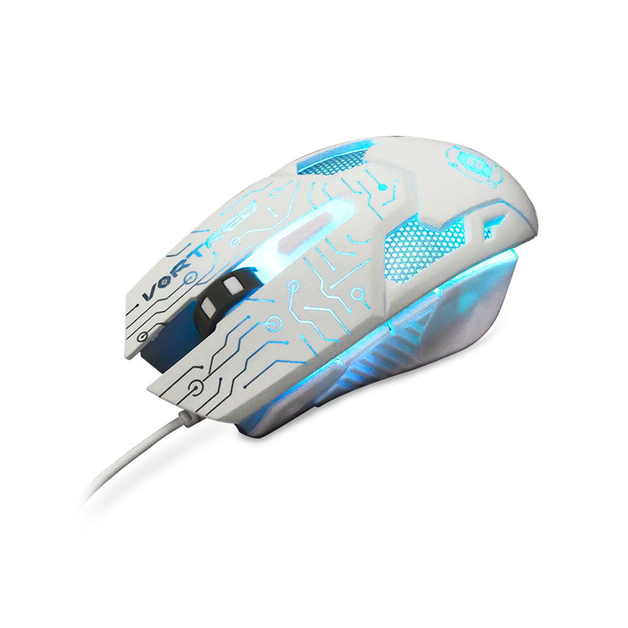 Kit Gaming 4 en 1 Color Blanco - Teclado - Mouse - Audifonos/HeadSet - MousePad