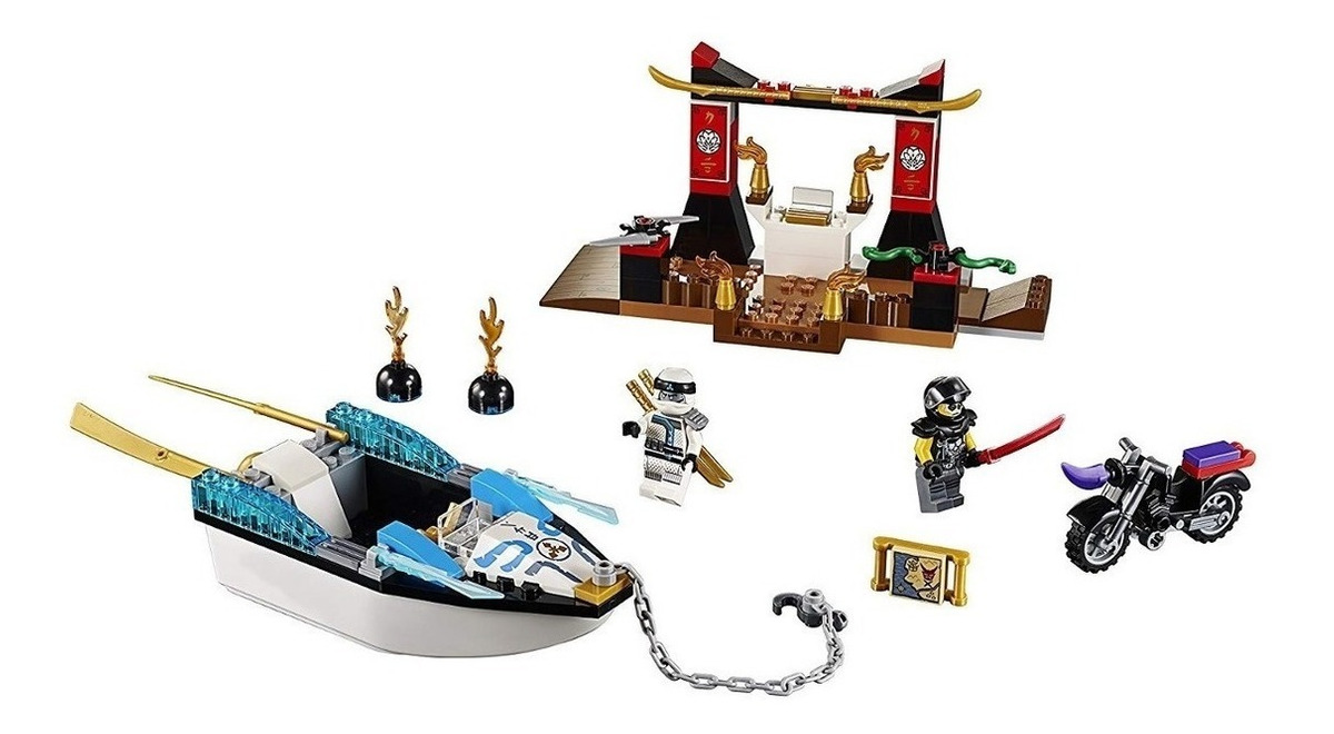 Juego Construcción Juniors Lego 10755 Persecución Ninja Bote