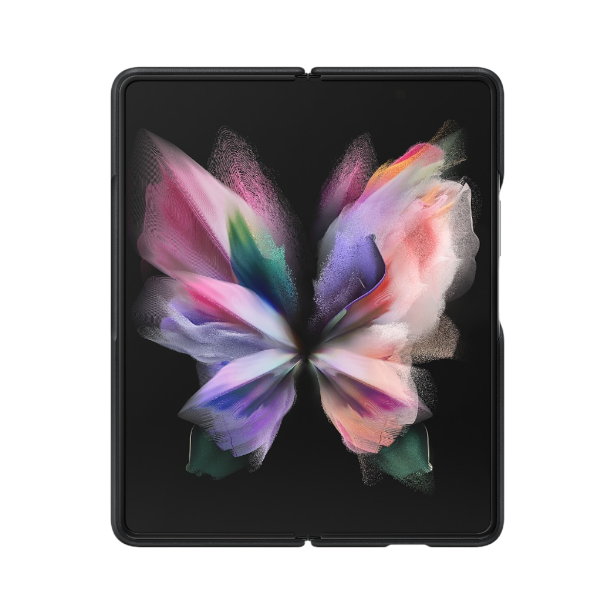 Funda de Piel Samsung Original Leather Cover para Z Fold 3 Color Negro