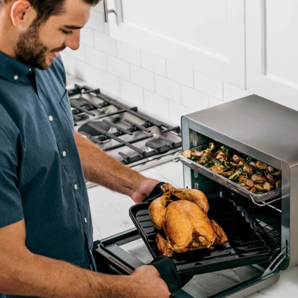 NINJA Foodi Pro Air Fry Horno tostador DT201 |  10 en 1, Convección Digital | Negro |Reacondicionado