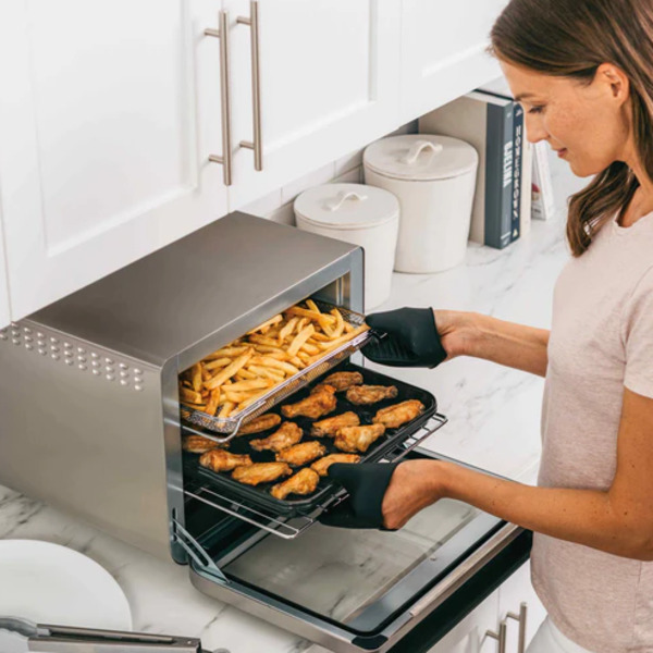 NINJA Foodi Pro Air Fry Horno tostador DT201 |  10 en 1, Convección Digital | Negro |Reacondicionado