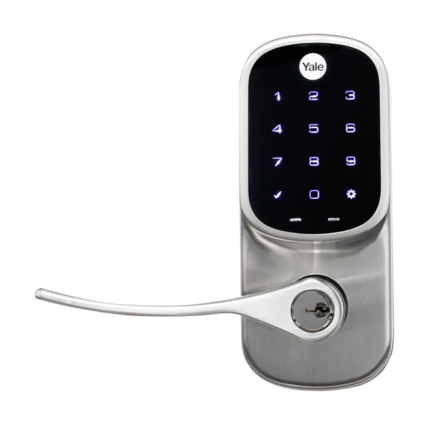 Cerradura Digital Manija Real Living 226 Yale Níquel 