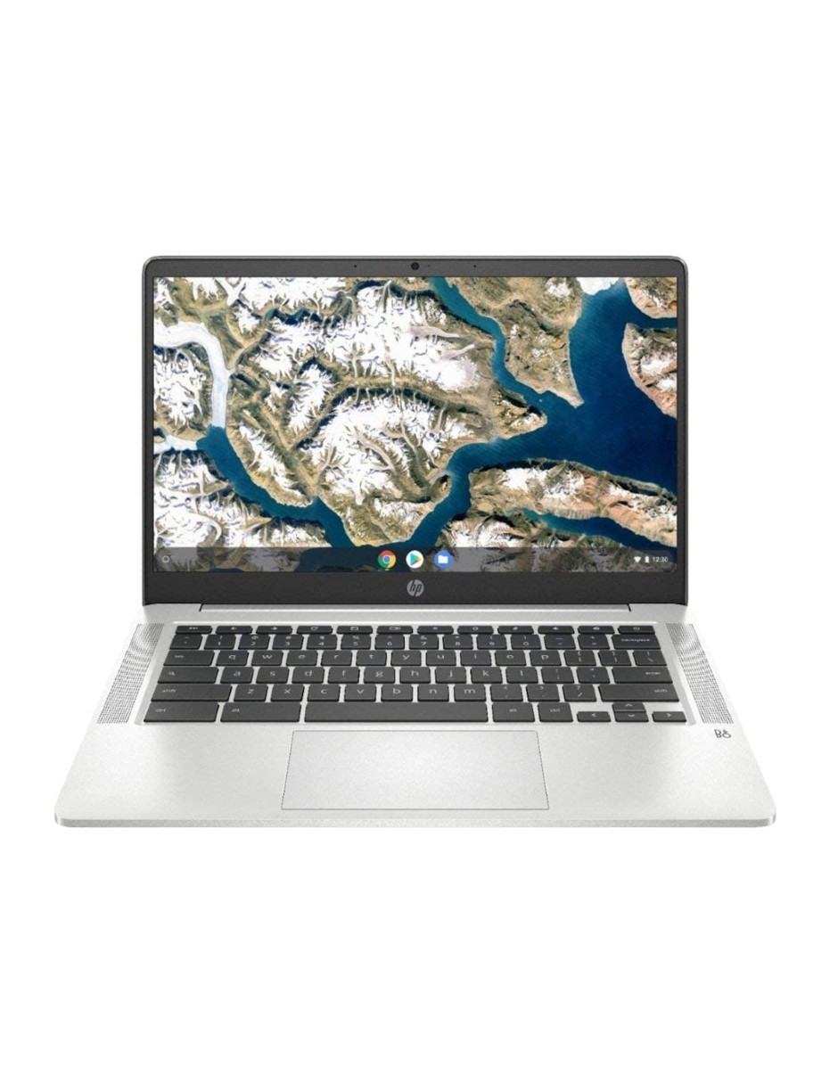 HP Chromebook de 14 pulgadas 14a-na0061dx 4 GB eMMC de 32 GB Plata Reacondicionada Grado A