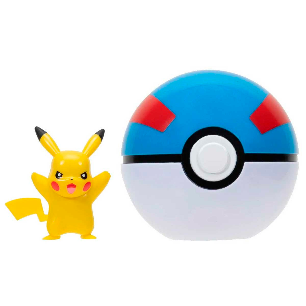 Pokemón Pikachu + Great Ball