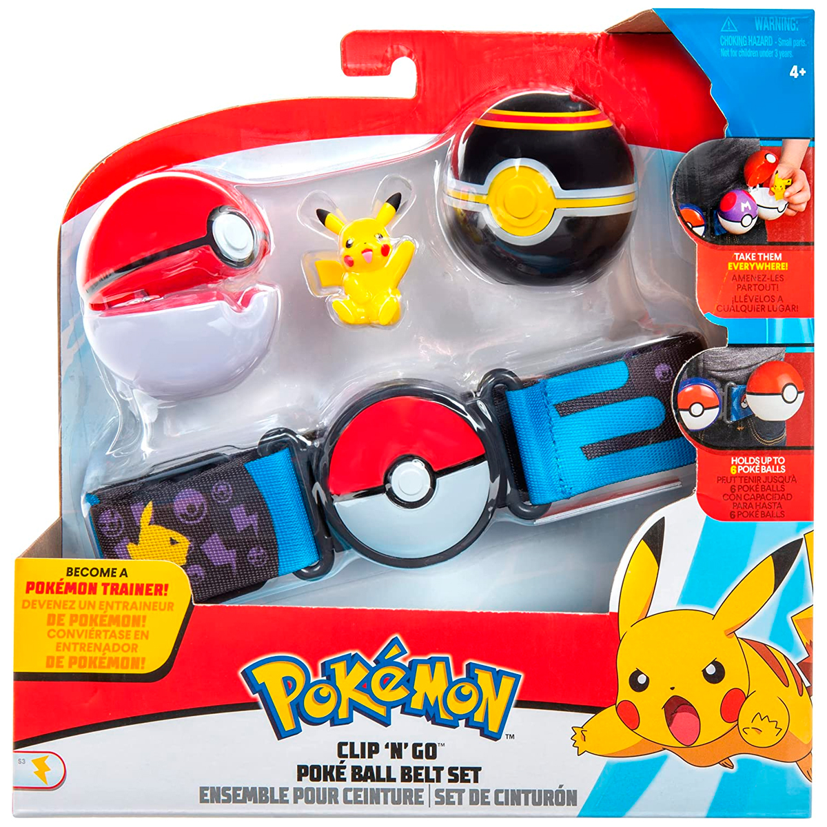 Pokemon Set Pikachu Clip N Go