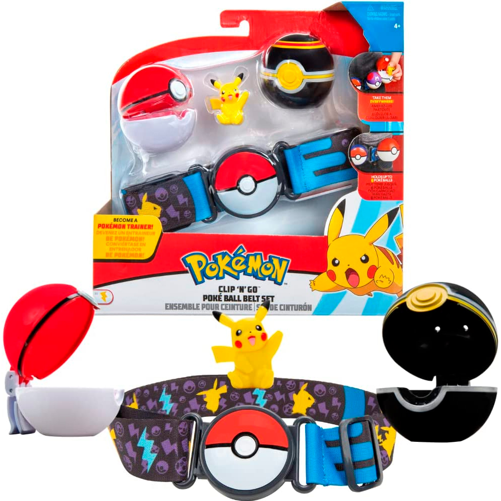 Pokemon Set Pikachu Clip N Go