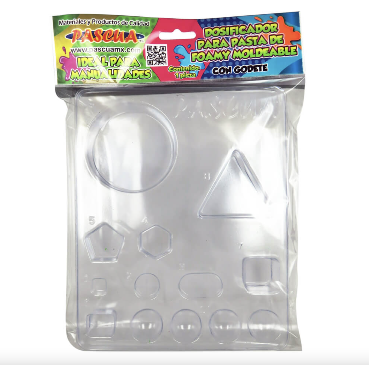MOLDE DOSIFICADOR PARA PASTA DE FOAMY MOLDEABLE