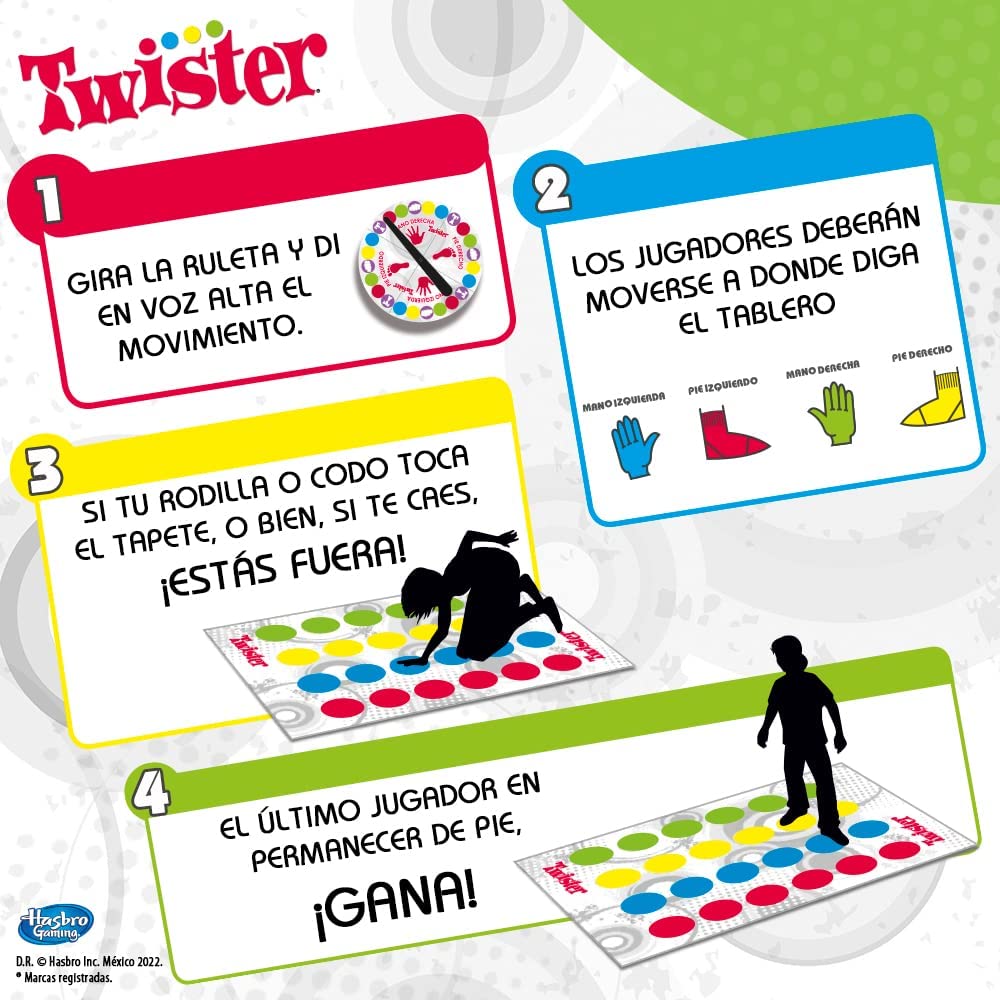Hasbro Gaming Twister Juego De Tapete