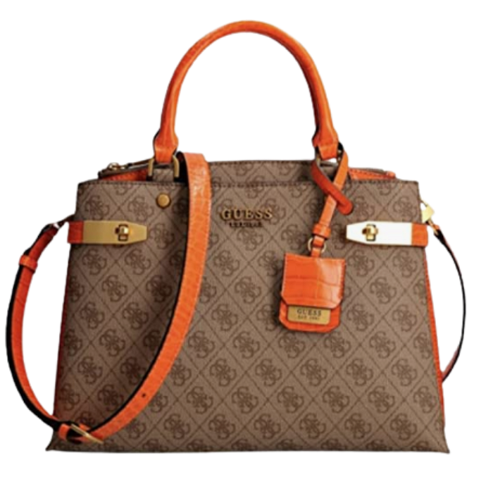 Guess Bolso Zadie Logo 4g Sb839606 Naranja Multicolor