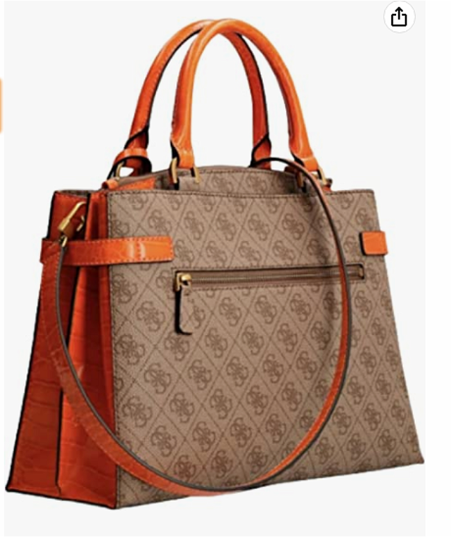 Guess Bolso Zadie Logo 4g Sb839606 Naranja Multicolor