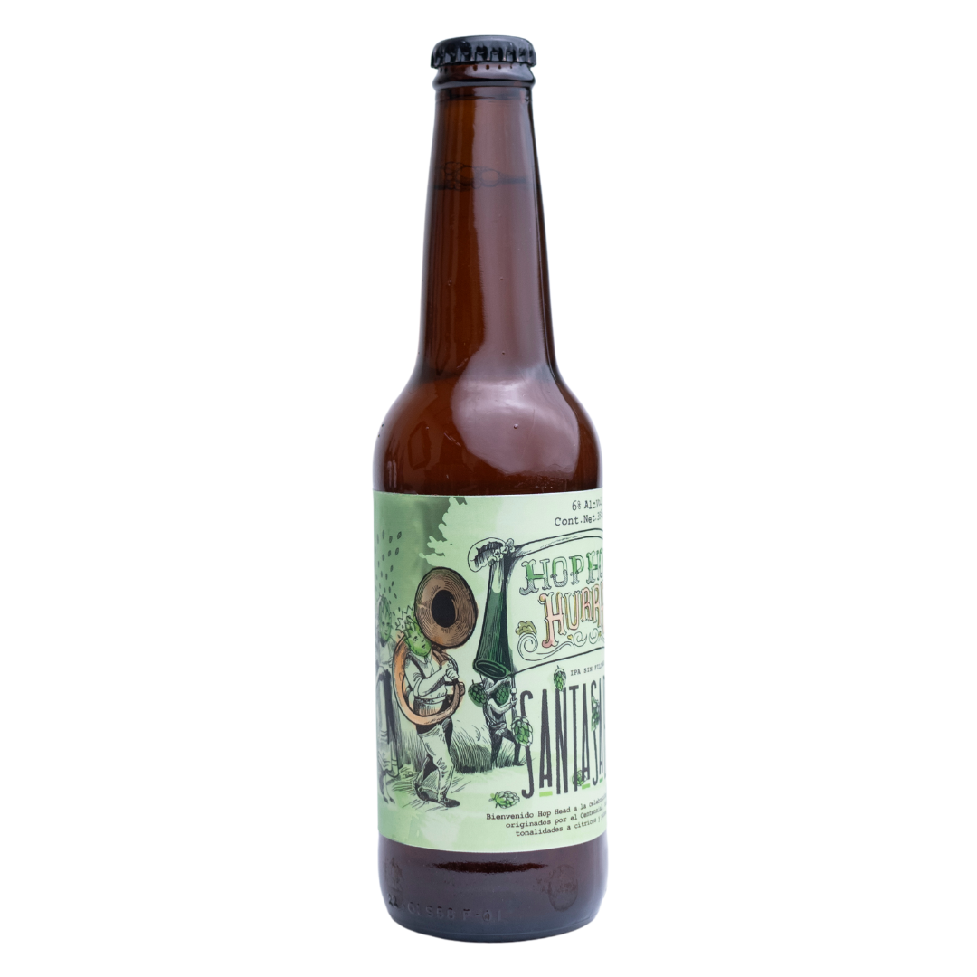 Sixpack Cerveza Artesanal Santa Sabina Hop Hop Hurra 355 ml