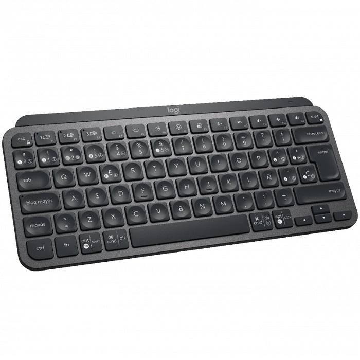 Teclado Logitech MX Keys Mini Iluminado Inalambrico Bluetooth Recargable Grafito 920-010476