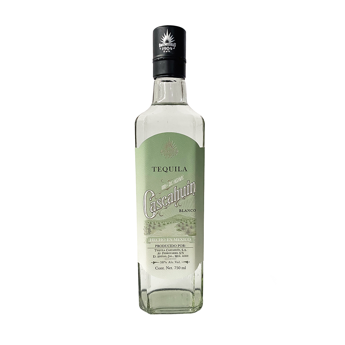  Tequila Artesanal Cascahuín Blanco 750 ml