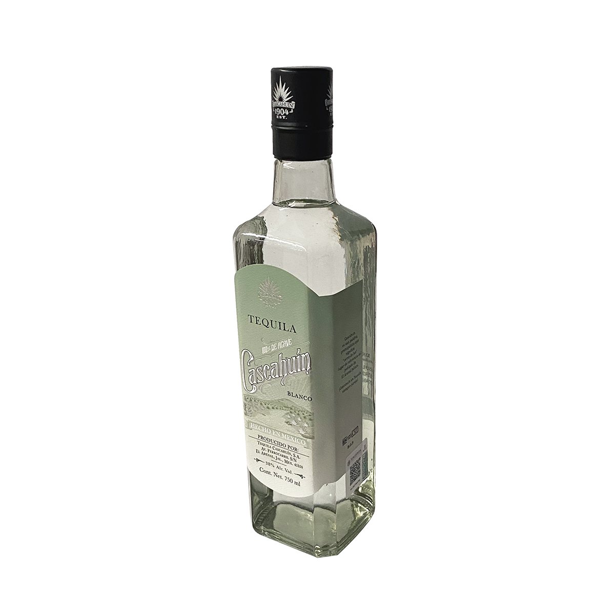 Tequila Artesanal Cascahuín Blanco 750 ml
