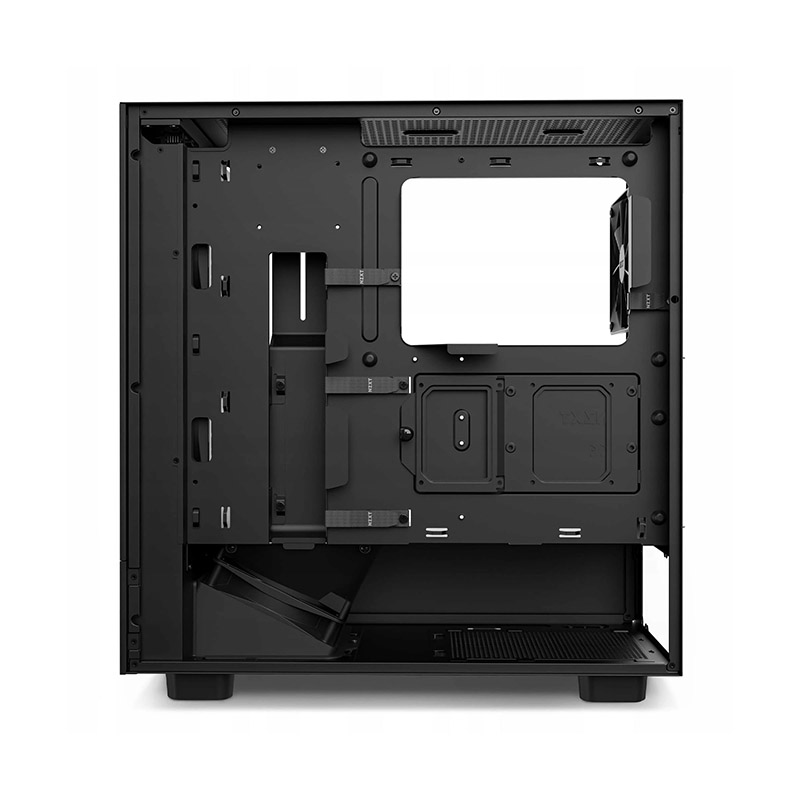 Gabinete NZXT H5 Flow Compact , ATX S/Fuente Cristal CC-H51FB-01 Negro