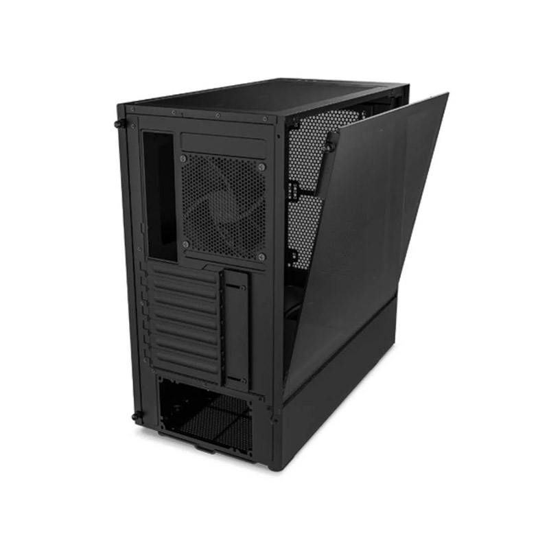 Gabinete NZXT H5 Flow Compact , ATX S/Fuente Cristal CC-H51FB-01 Negro